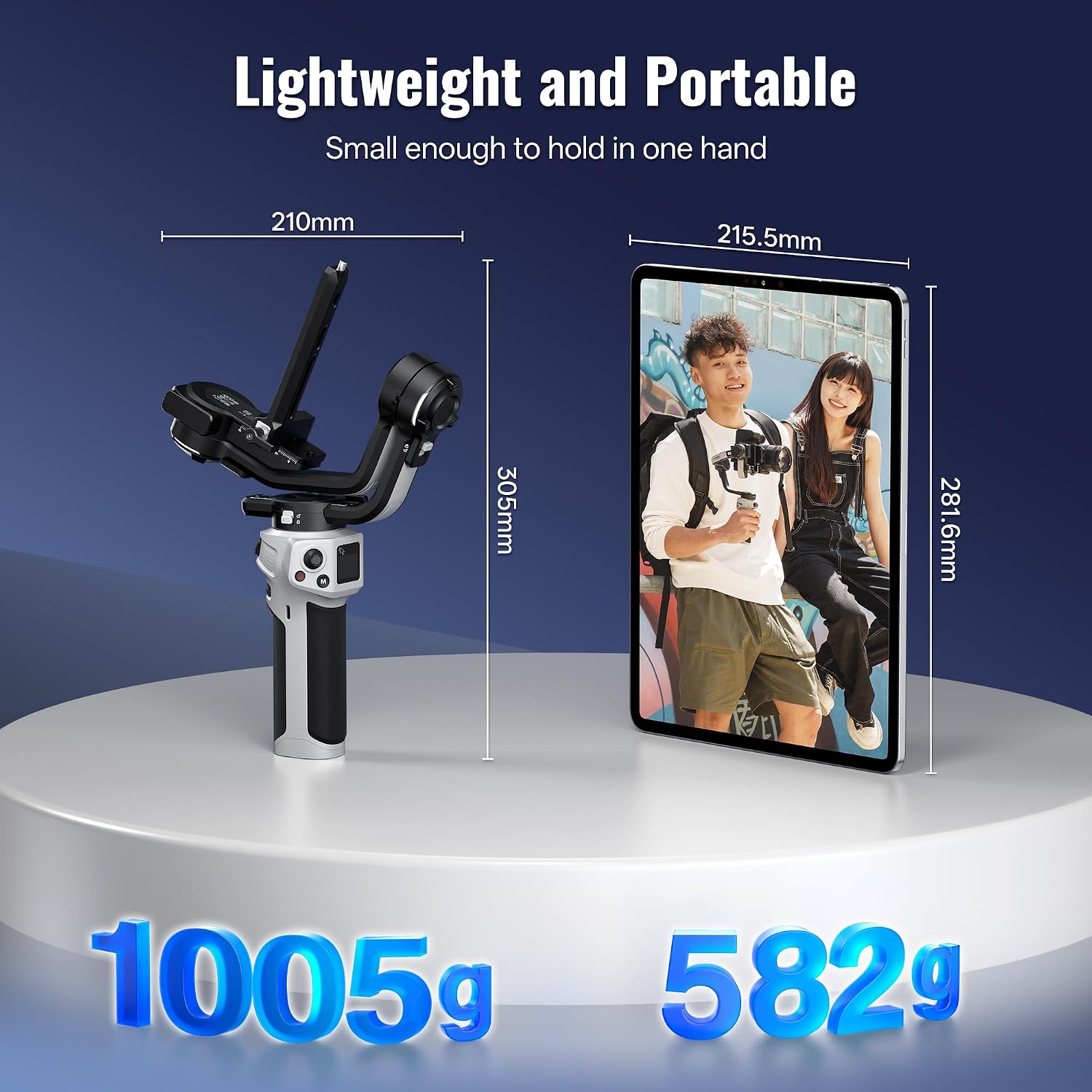 Thumbnail 6 de ZHIYUN Weebill 3E 3‑axis gimbal stabiliser for DSLR