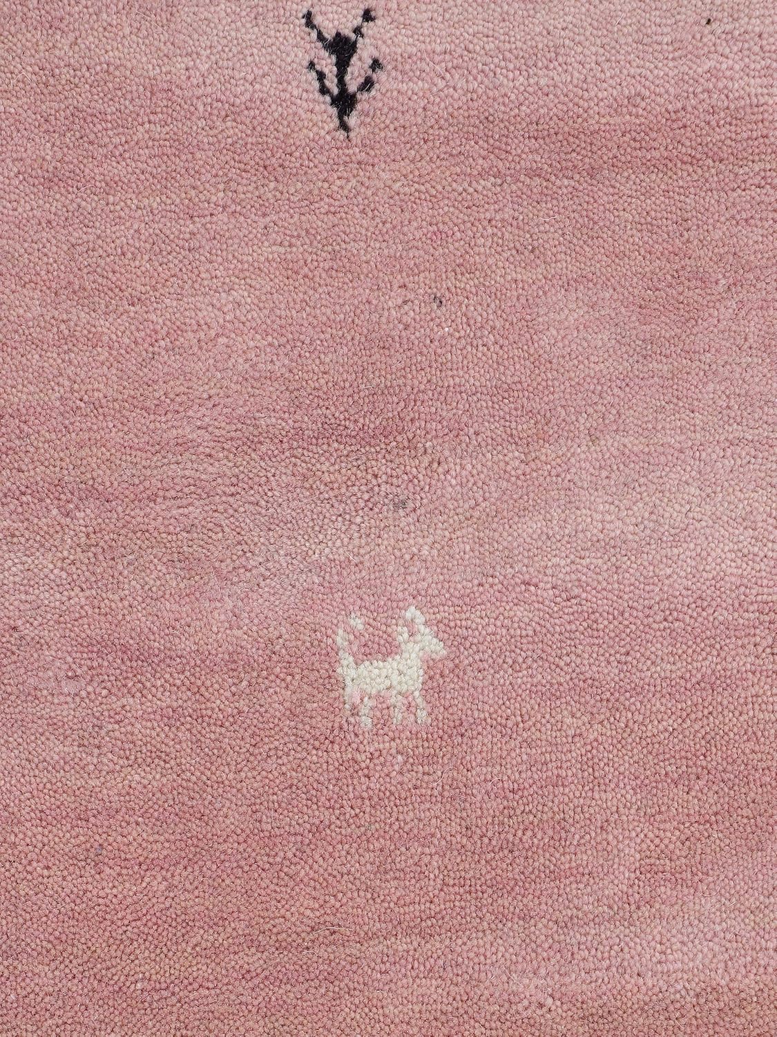 Thumbnail 5 de CarpetFine Alfombra Redonda Gabbeh Uni Rosa Ø 300 cm 🛋
