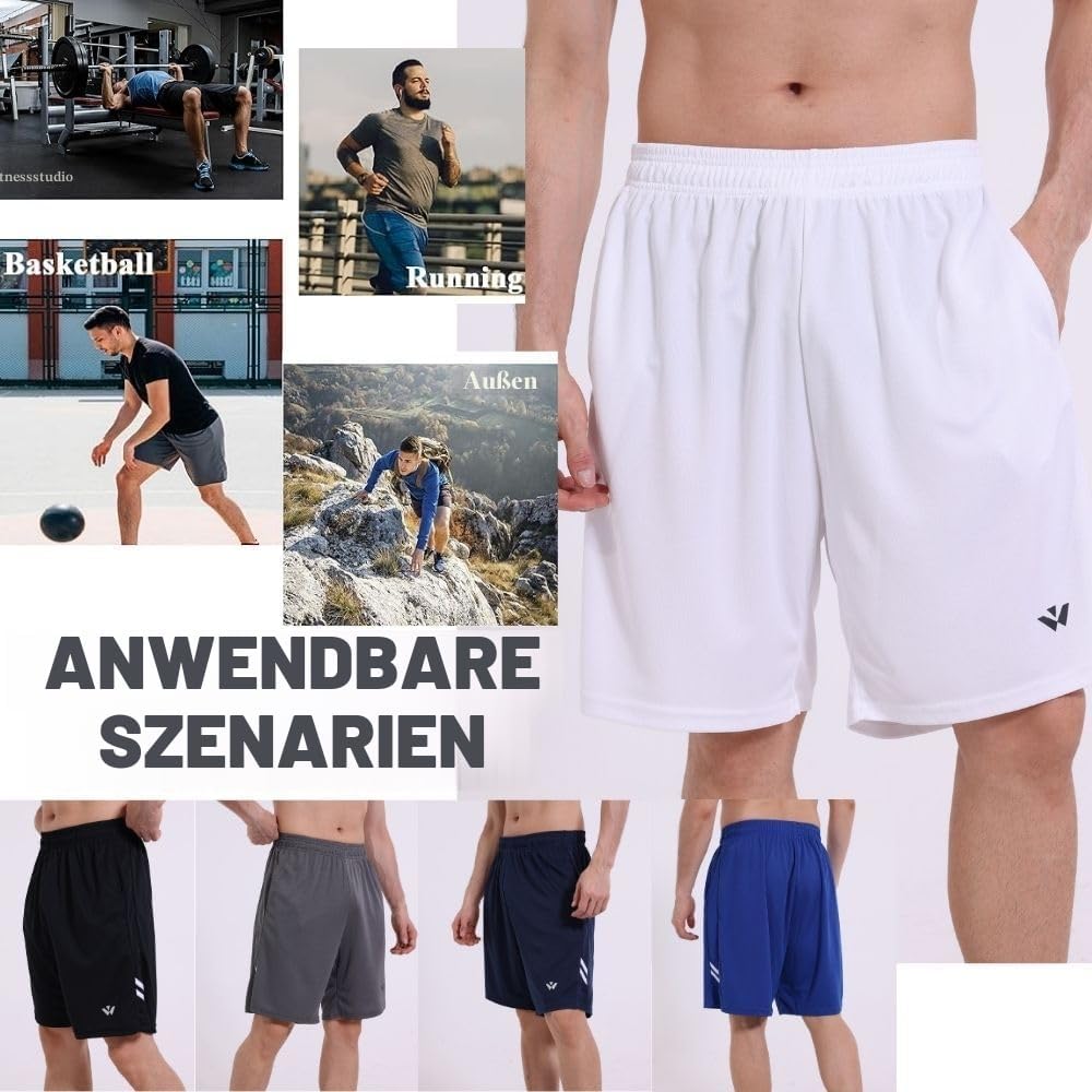 Thumbnail 3 de fovdtaa Herren Sporthose mit Taschen – schnelltrocknend, elastischer Bund, 4-Wege-Stretch