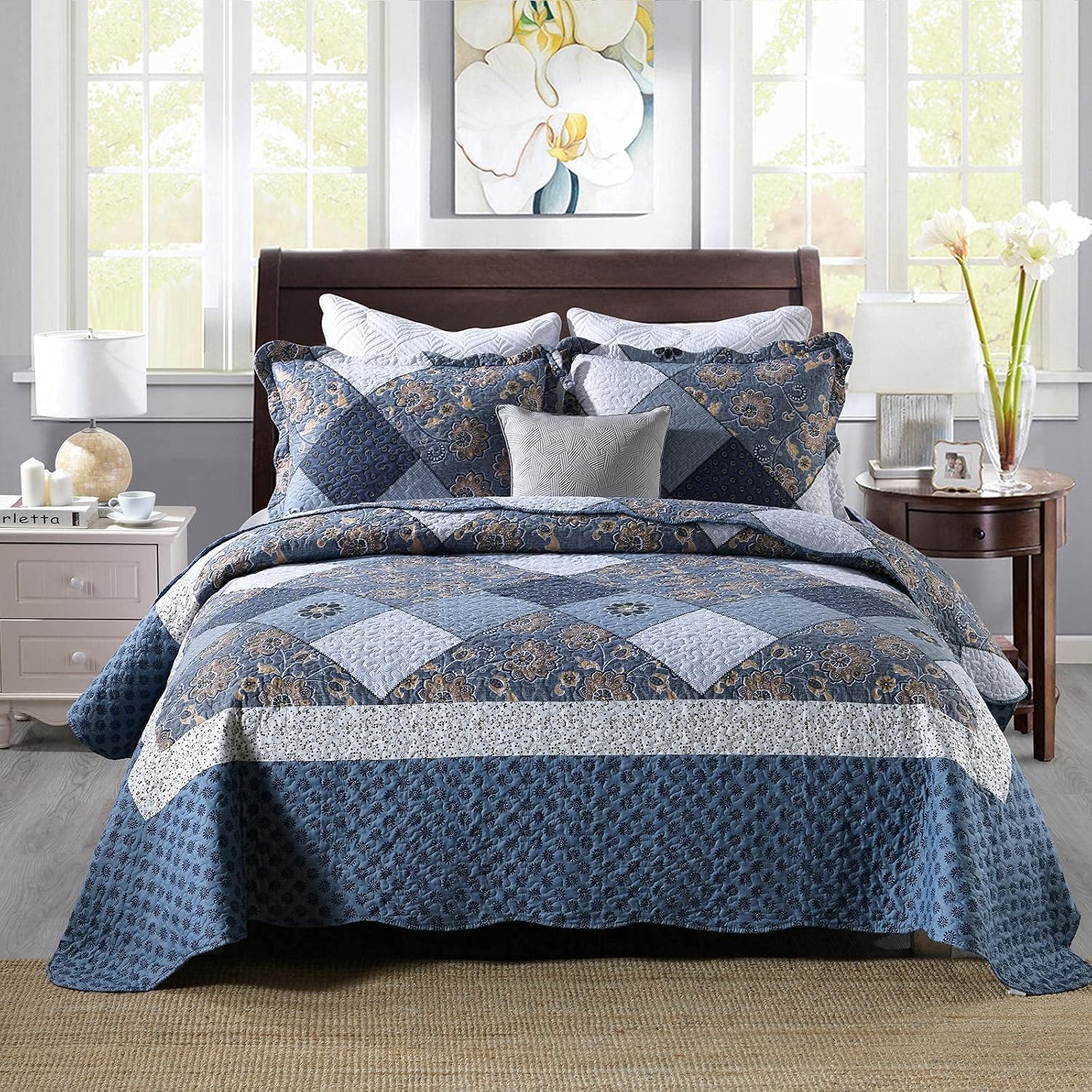 Detalle de ENJOHOS Queen Quilt Set