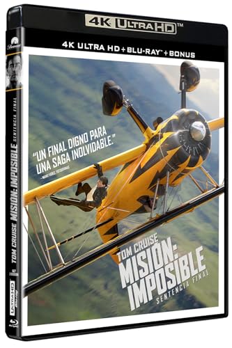 Detalle de Mision Imposible 8: Sentencia Final — Edición 4K UHD + Blu-ray (Divisa Films)