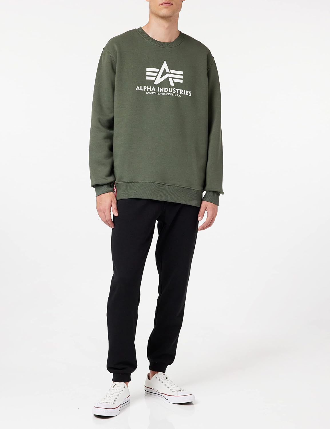 Detalle 2 de ALPHA INDUSTRIES Basic Sudadera 3XL Verde Dark Olive
