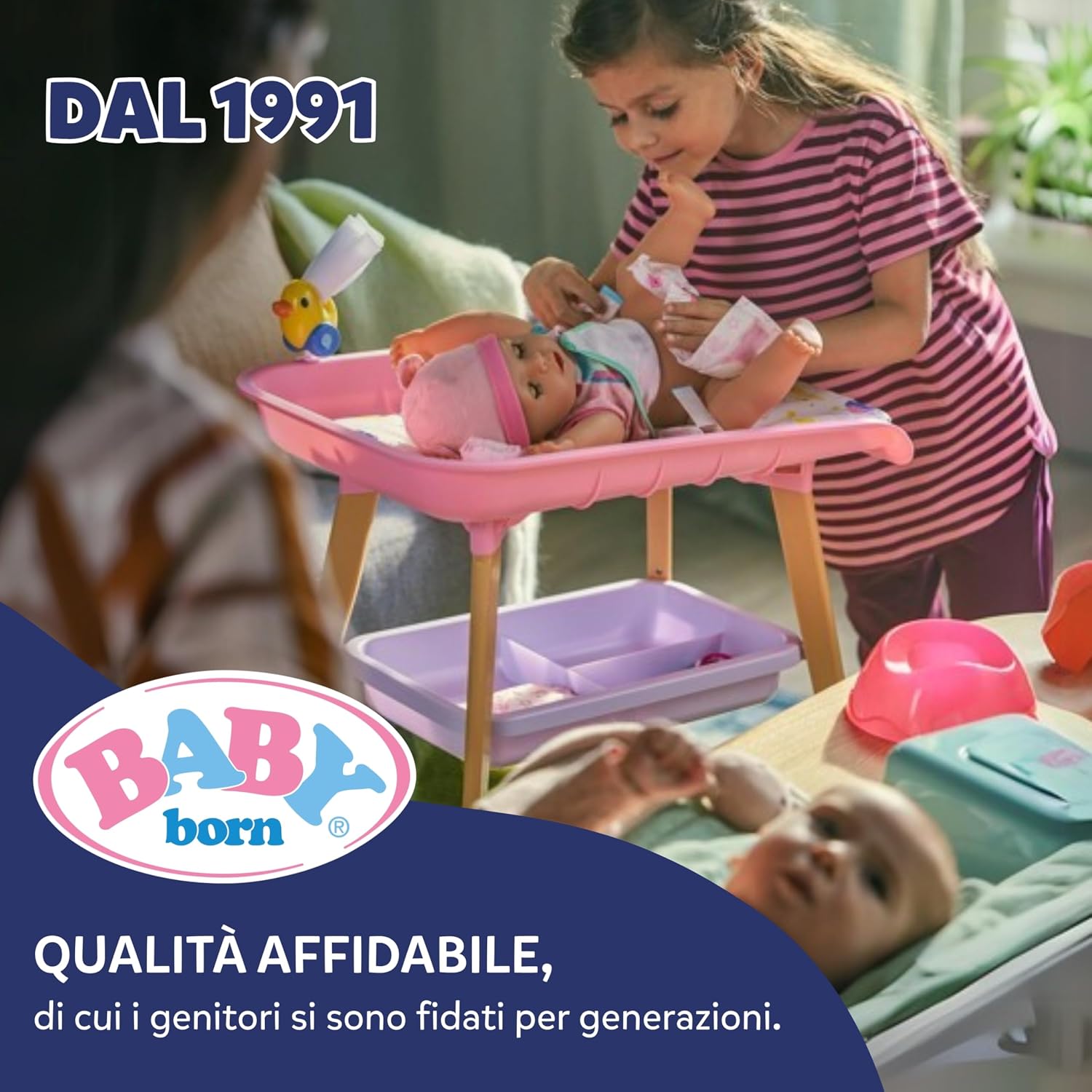 Detalle 2 de Baby born tutina con motivo giungla e maniche corte, per bambole da 36 cm