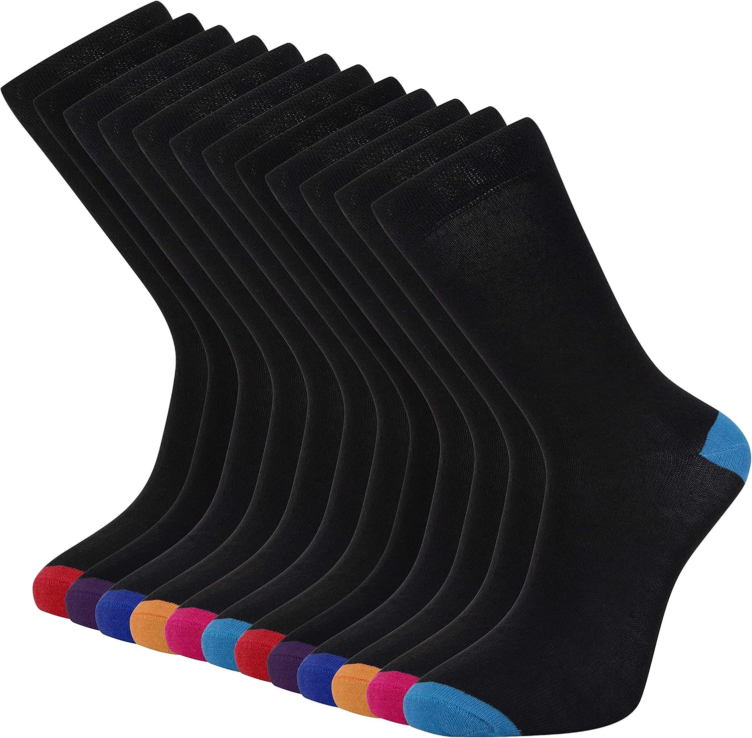 Detalle de Cob Stallion Black Socks 12 Pairs