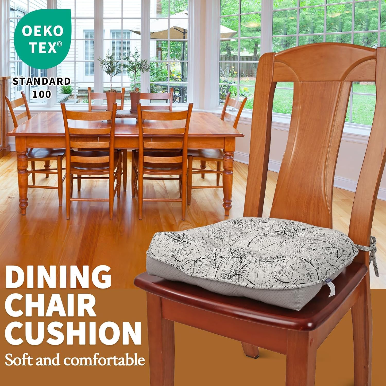 Thumbnail 6 de Glyzia Dining Chair Cushion 16 x 16 x 3 in