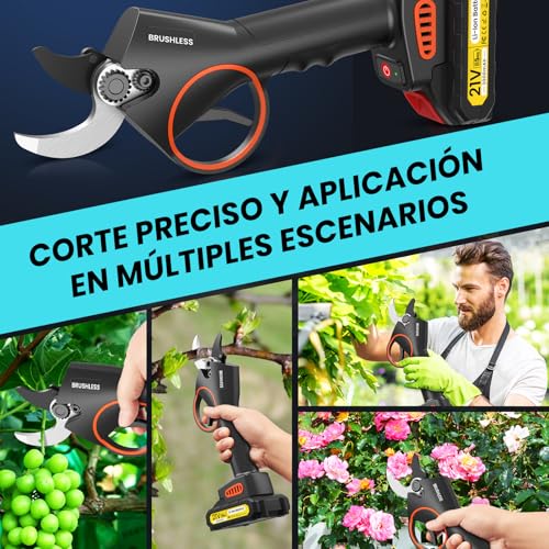 Thumbnail 6 de Tijeras de Podar Eléctricas MuatCtarom 33–35 mm: potencia, autonomía y precisión para poda profesional