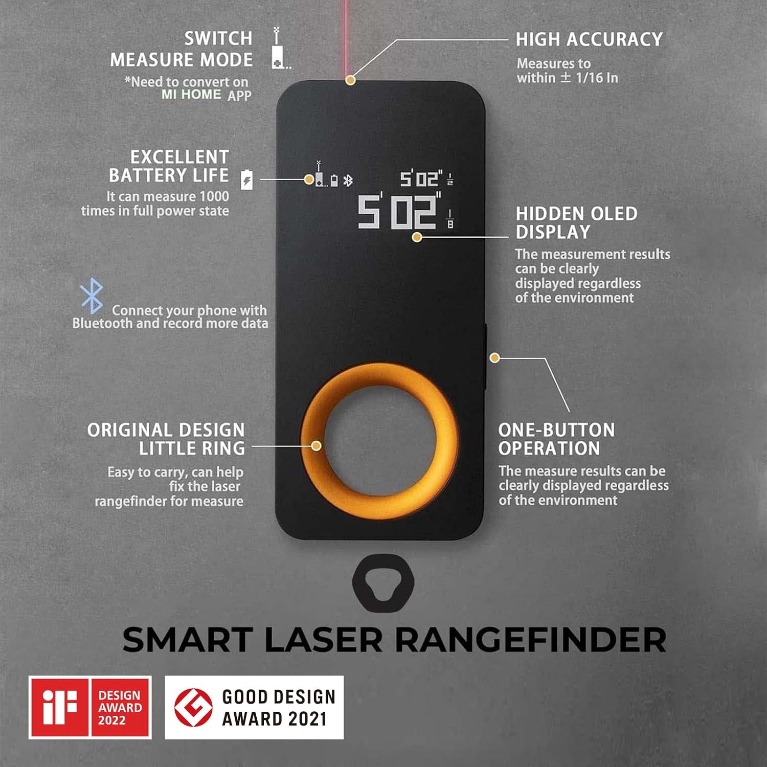 Thumbnail 5 de HOTO Laser Measure Tool 98ft