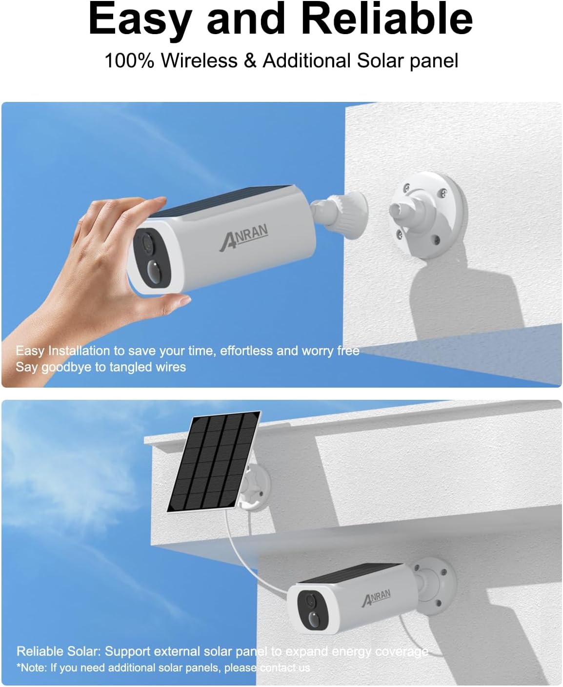 Thumbnail 5 de ANRAN C3 2K solar battery security camera