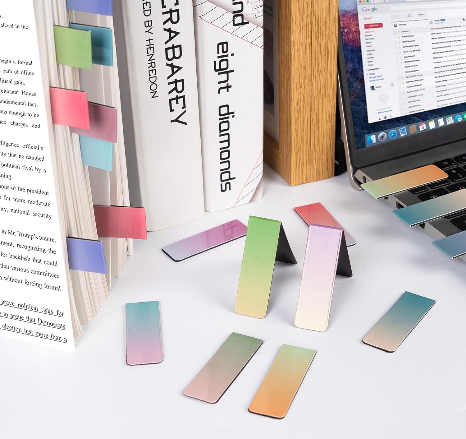 Thumbnail 6 de 24 Stück Magnetische Lesezeichen 📚