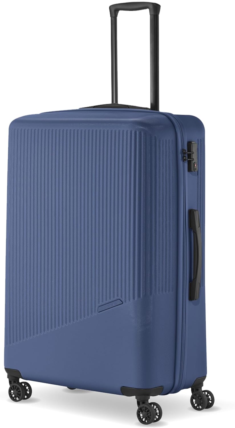 Detalle de Travelite 4-Rad Hartschalenkoffer groß 96 Liter Bali ABS mit TSA Schloss – 77 cm