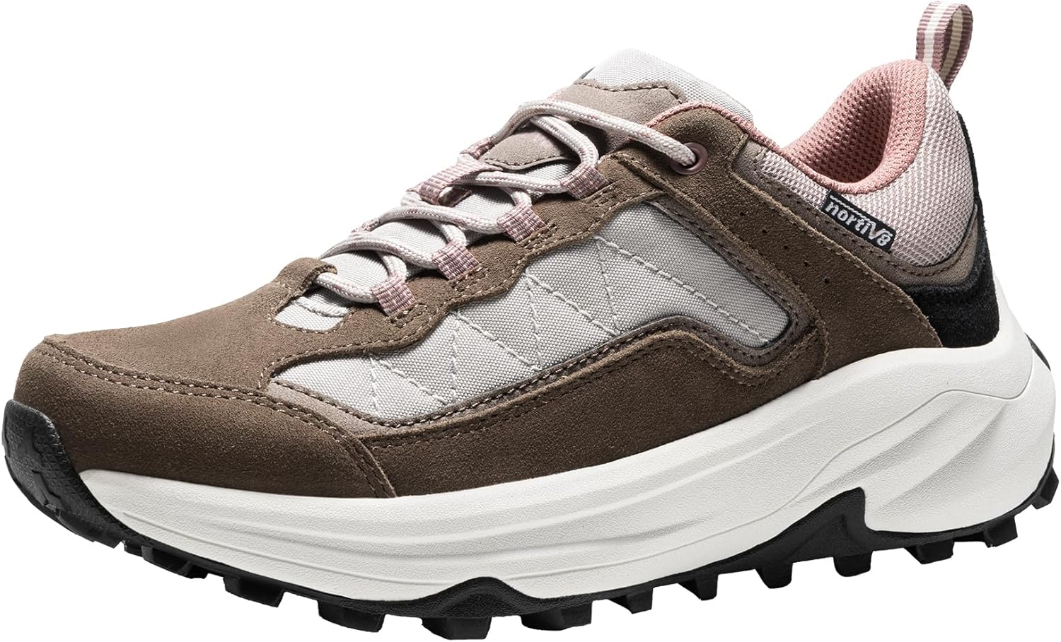 Detalle de NORTIV 8 Chaussures de Randonnée Légères et Respirantes pour Femmes – Baskets de Marche en Plein Air