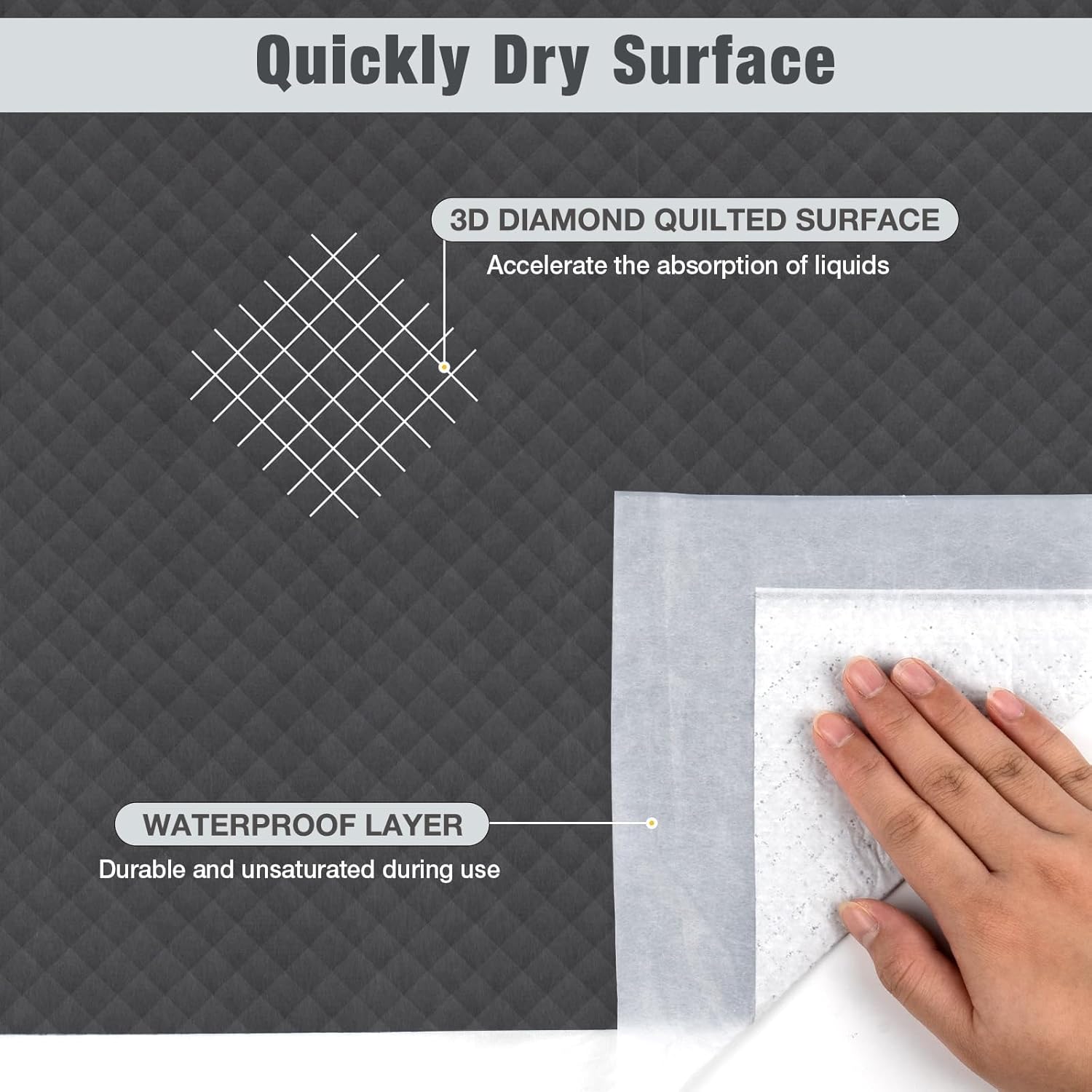 Thumbnail 5 de Flying Paws Aktivkohle PIPI Matten 50 Stück