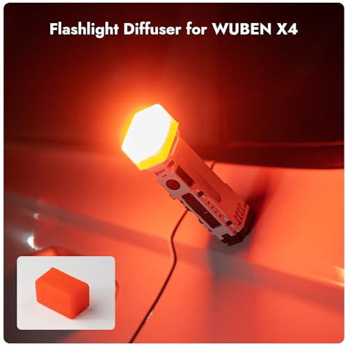 Detalle 2 de WUBEN AC3 Flashlight Diffuser for X2Pro/X4 ⚡
