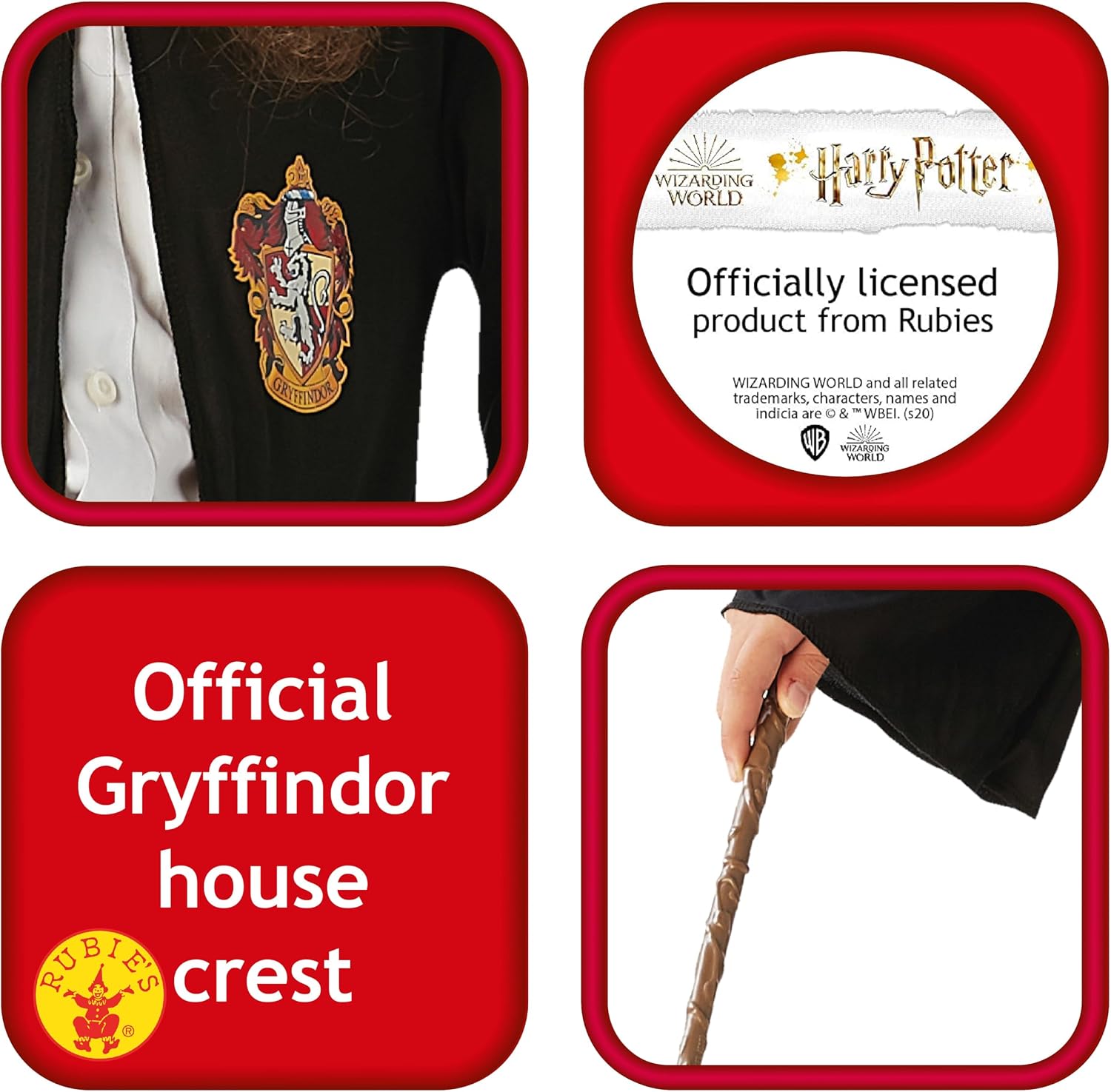 Detalle de Rubies Hermione Granger Gryffindor Costume