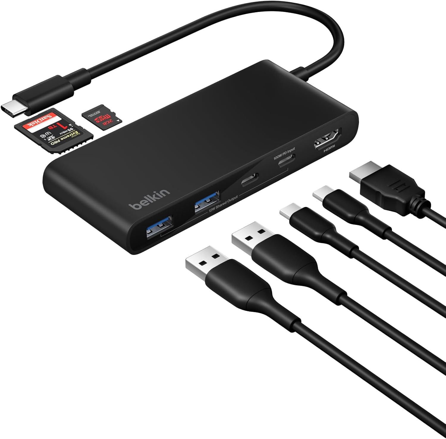 Belkin Hub USB-C 7 ports HDMI 4K