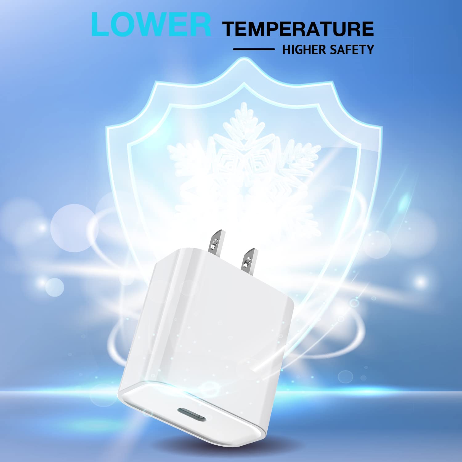 Detalle de 20W Fast Charger 2Pack USB‑C for iPhone 17