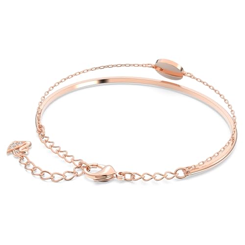 Thumbnail 3 de Swarovski Bracciale rigido Ginger, Bianco, Placcato color oro rosa