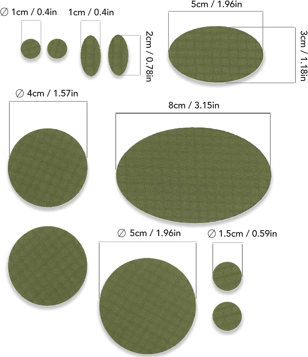 Thumbnail 2 de aZengear Repair Patches (30+ Colours) for Down Jackets, Tents, Shoes and More — 11 Self-Adhesive Patches
