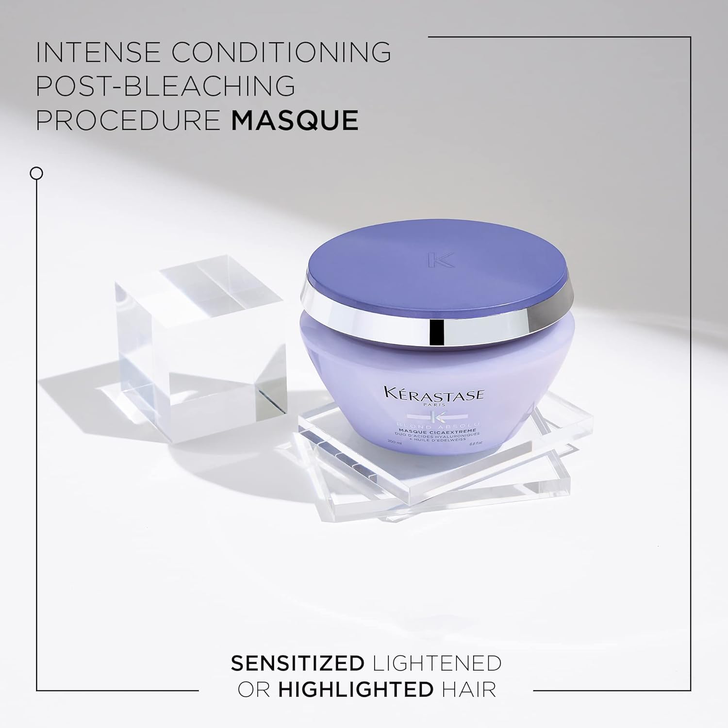 Thumbnail 1 de Kérastase Blond Absolu Intense Conditioning Hair Mask (Masque Cicaextreme) 200ml for sensitised blonde hair