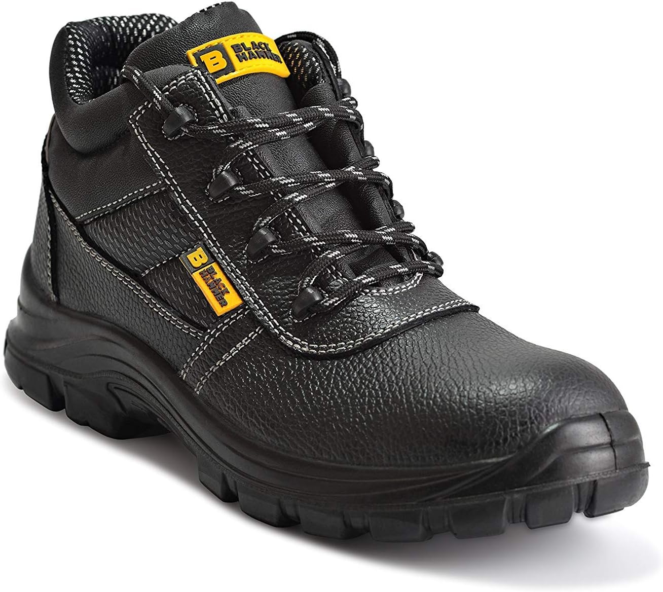 Detalle de BLACK HAMMER Sicherheitsstiefel Herren – Wasserdicht, S3 SRC mit Stahlkappe