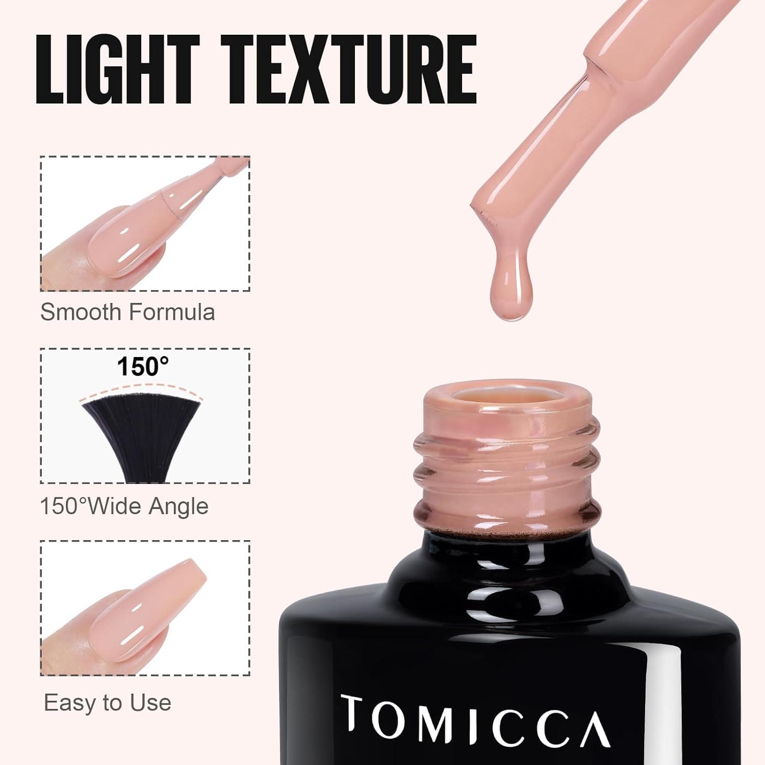 Thumbnail 4 de TOMICCA Smalto semipermanente set da 6 colori Nude Red Series (8 ml) per unghie UV/LED
