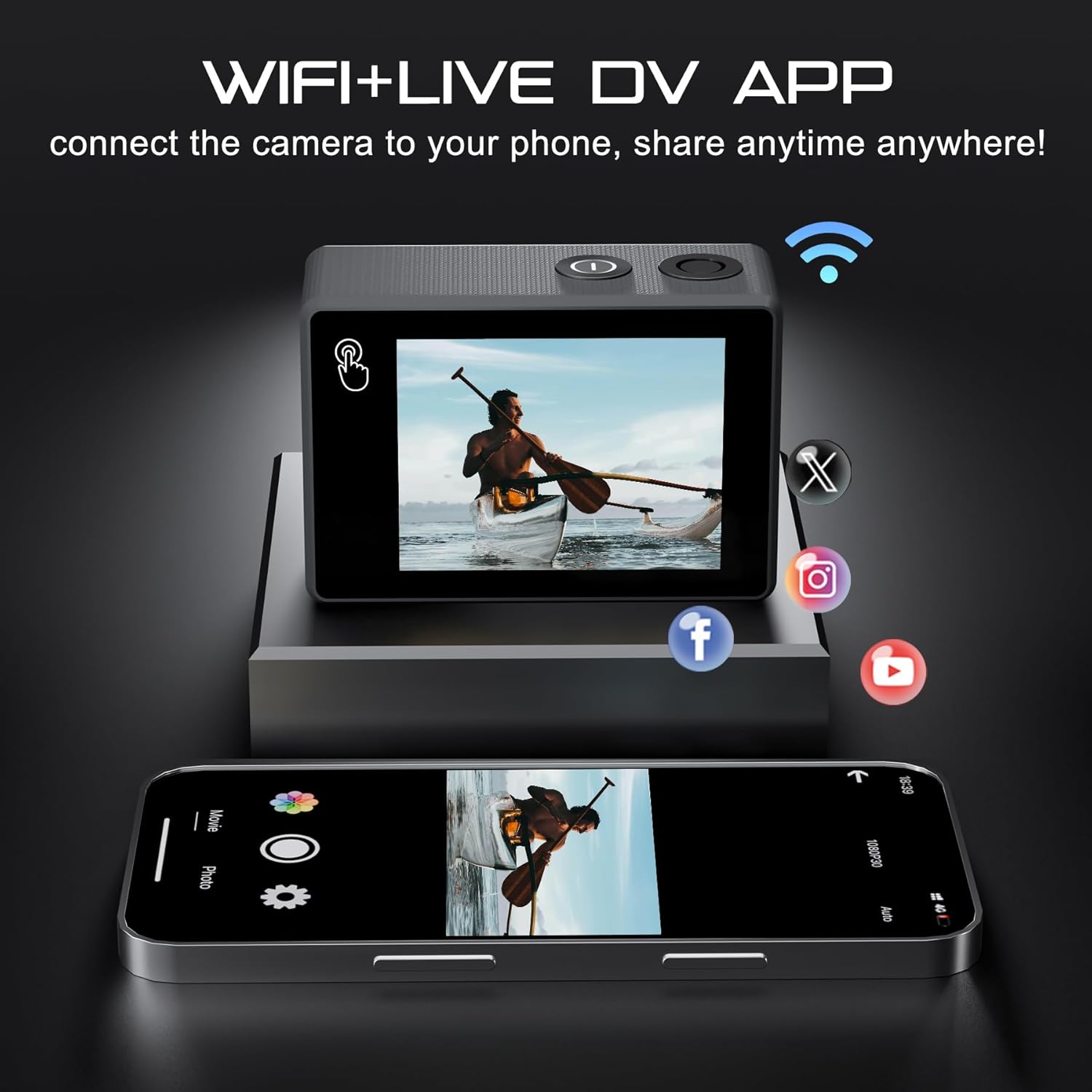 Detalle 2 de Apexcam M80pro Caméra 4K