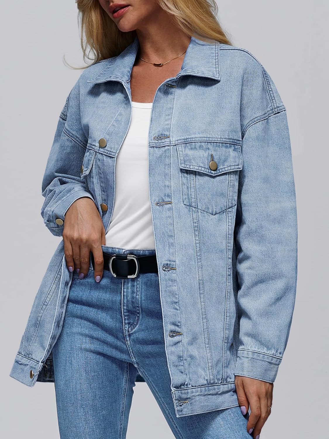 Detalle 2 de AUTOMET Oversized Jeans Jacket 1 Size