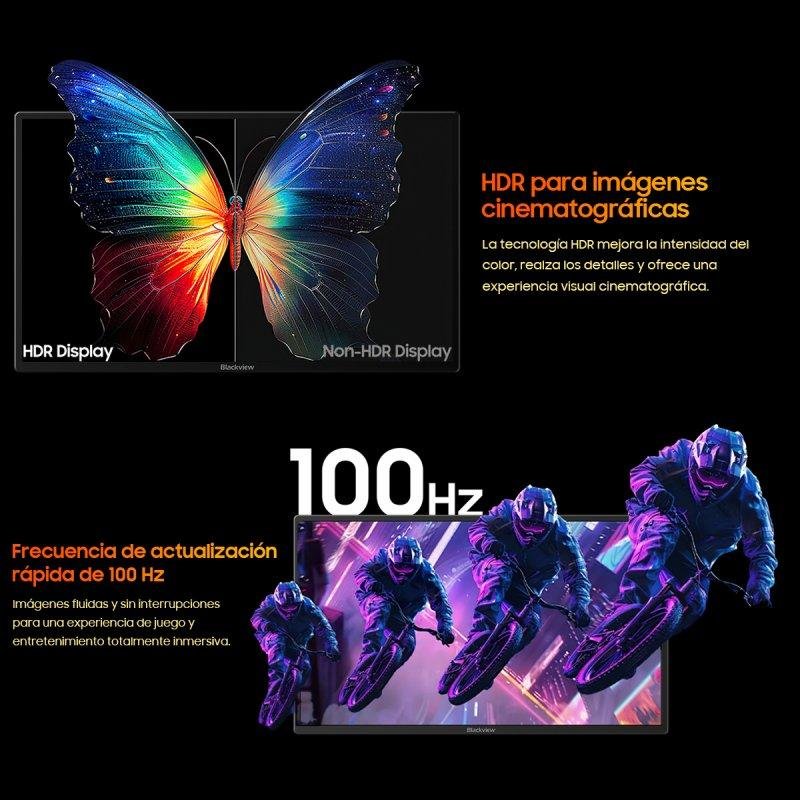 Thumbnail 2 de Monitor Blackview 23,8" FullHD 100 Hz IPS: color preciso, HDR y ergonomía ajustable