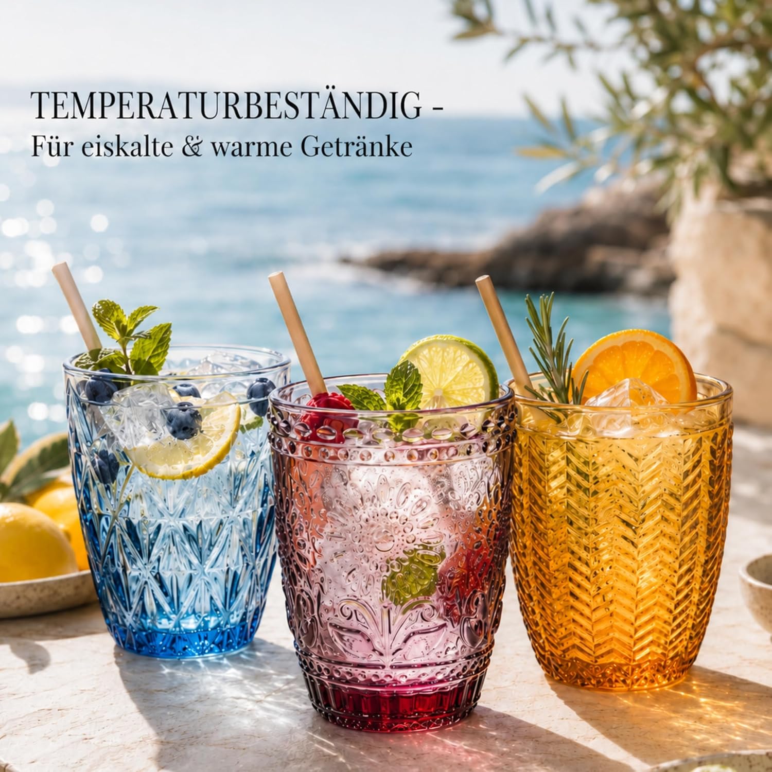 Detalle 2 de Sänger Trinkgläser Porto 310 ml Set für 6 Personen