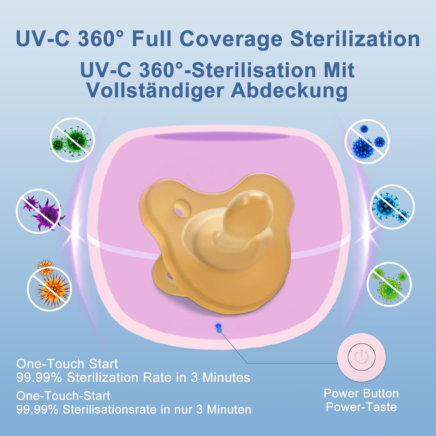 Thumbnail 2 de MOMMED Upgraded UV Dummy Steriliser