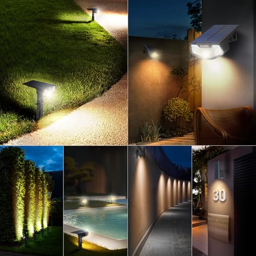Thumbnail 6 de SUNNMO Luces Solares LED Exterior Jardin (2 Piezas) – Focos Potentes 32LED, 3 Modos, IP65