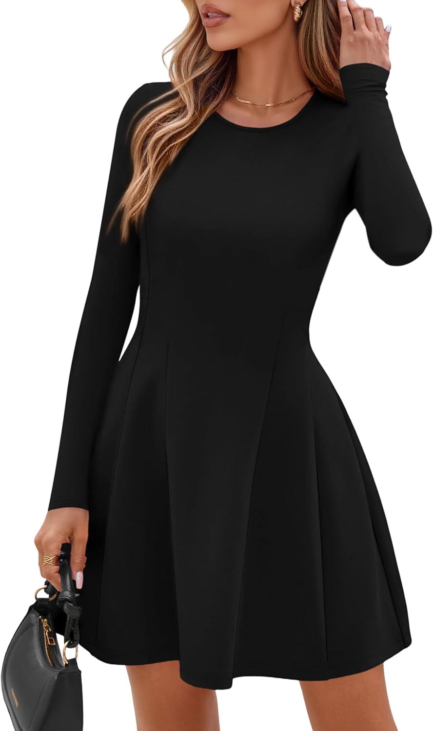Thumbnail 2 de PRETTYGARDEN Long Sleeve Mini Dress