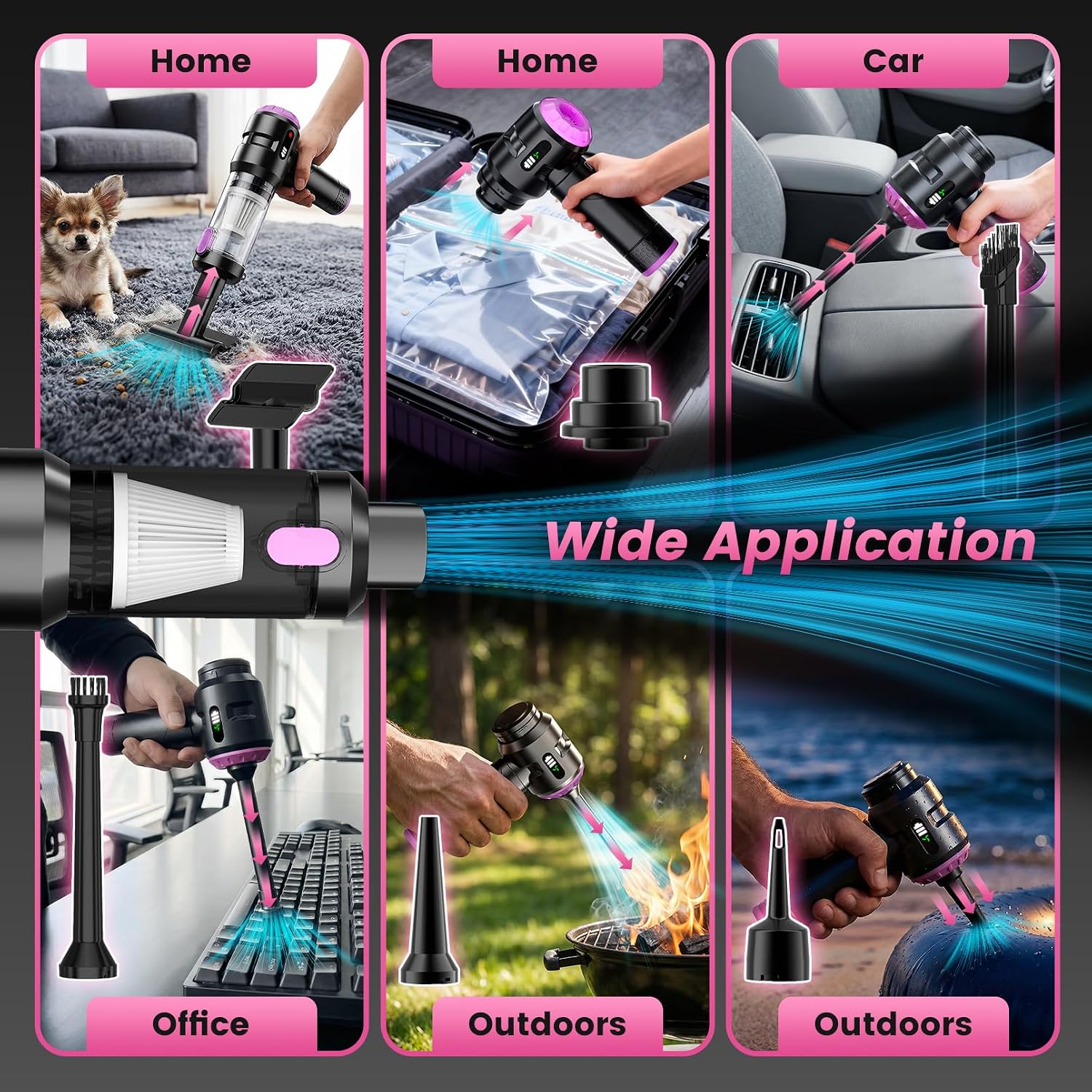 Thumbnail 4 de Wansimoo Handheld Car Vacuum 25000Pa