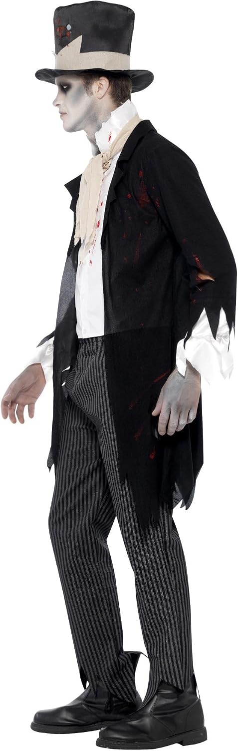 Detalle 2 de Smiffys Herren Zombie-Bräutigam Kostüm L