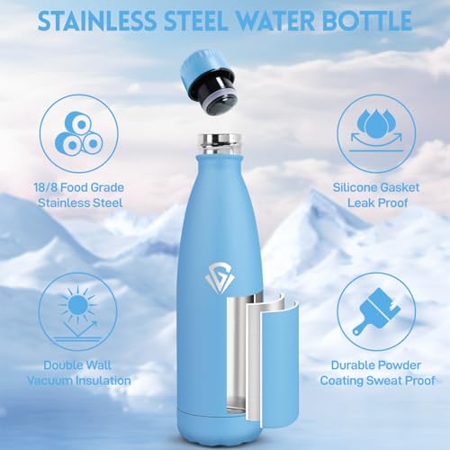 Detalle 2 de HoneyHolly Botella 750 ml acero 18/8, a prueba de fugas 🚰