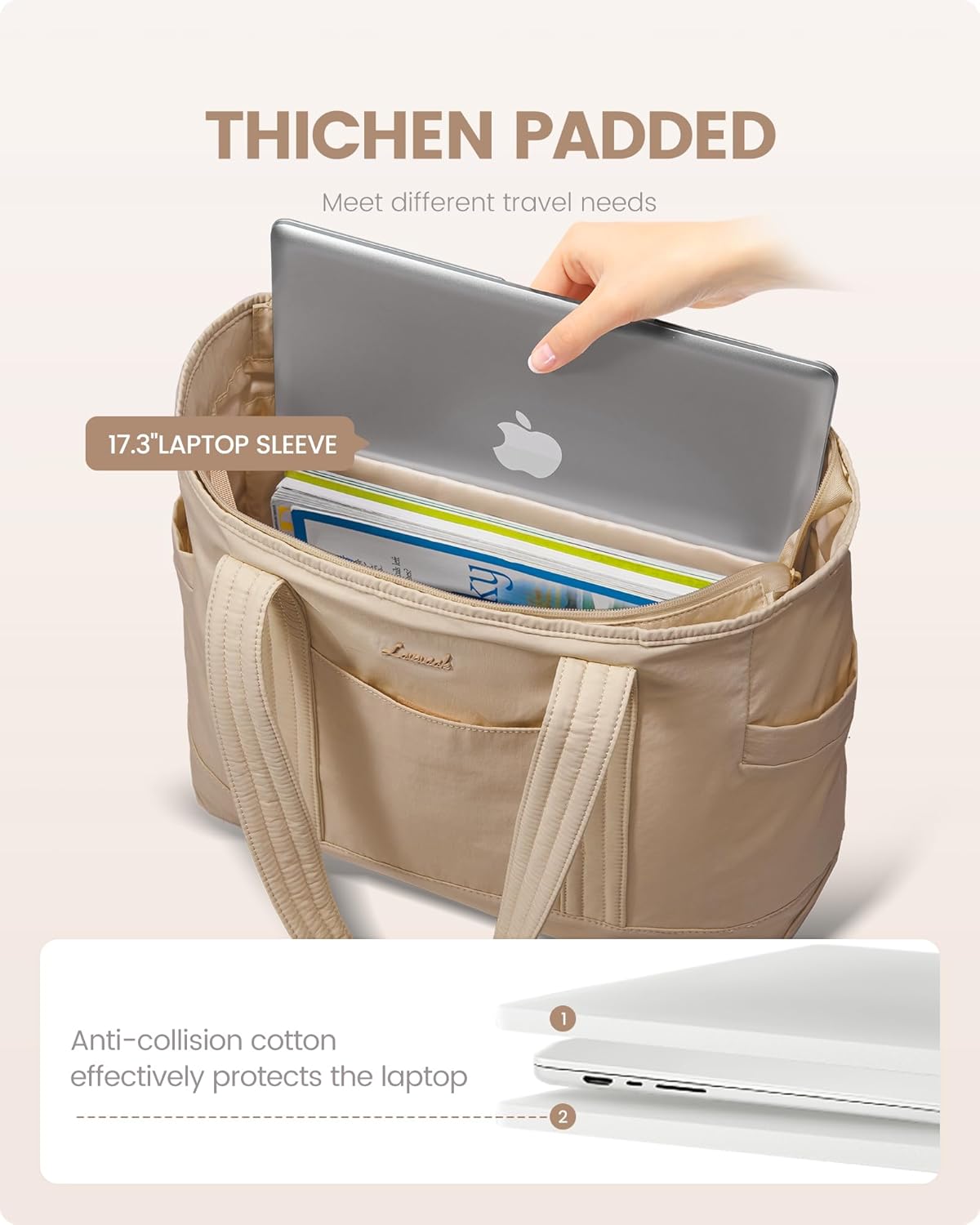 Thumbnail 4 de LOVEVOOK Laptoptasche 17 Zoll Tasche