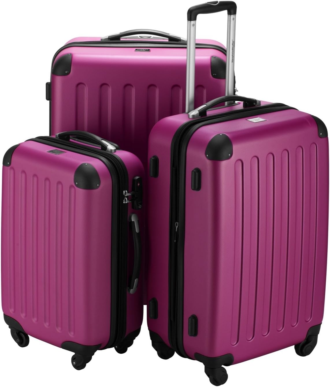 Detalle 2 de Hauptstadtkoffer Spree – Grande Valise Rigide 119 L, TSA, 4 Roulettes, Rouge