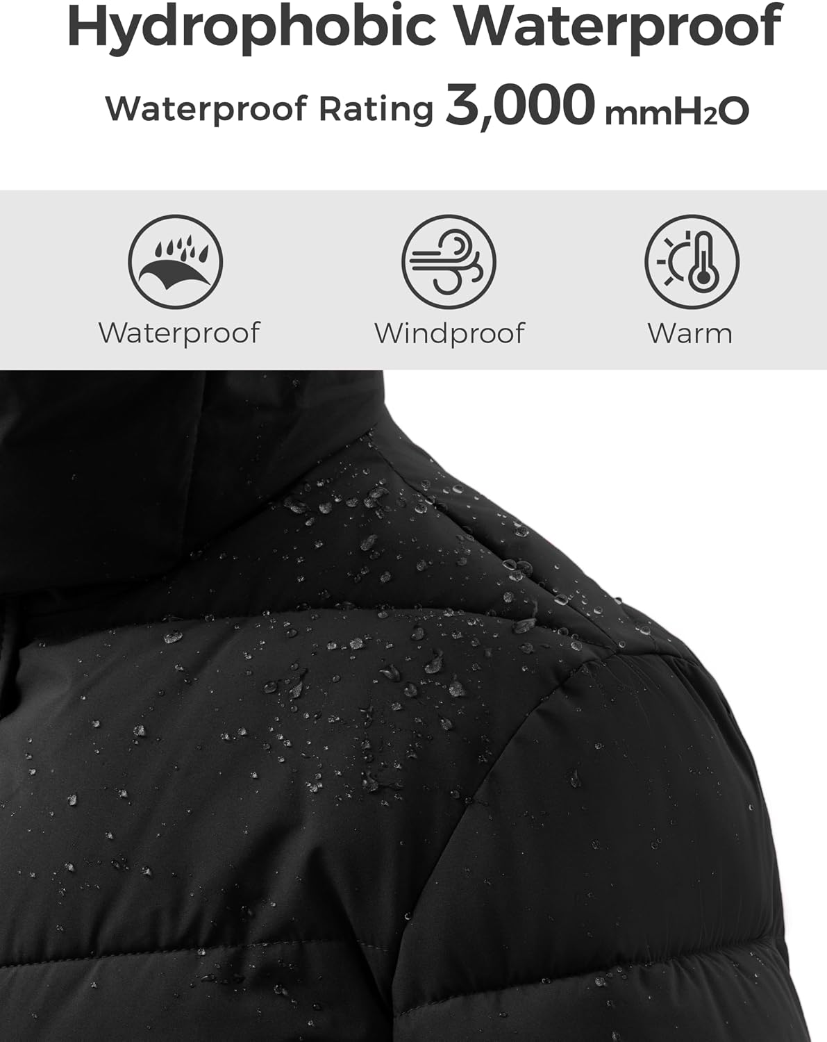 Thumbnail 5 de wantdo Women's Long Hooded Puffer Jacket plus size