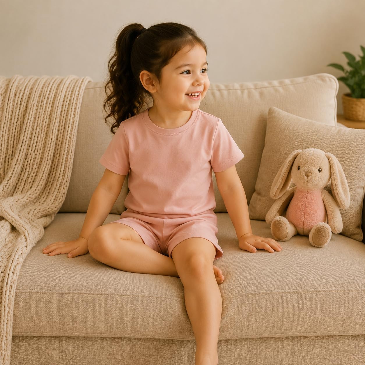 Detalle 1 de AIUI-HARNSBORN Toddler Pajama Set, Cotton Blend