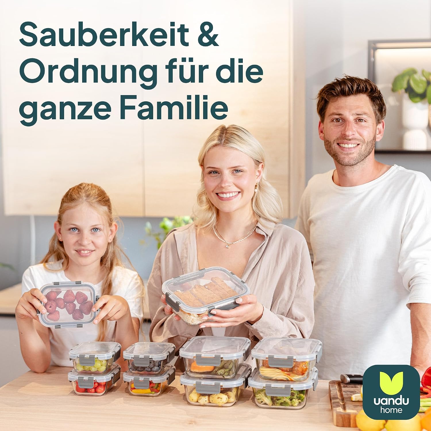 Thumbnail 6 de uandu Meal Prep Boxen Set 10-teilig 1.050 ml