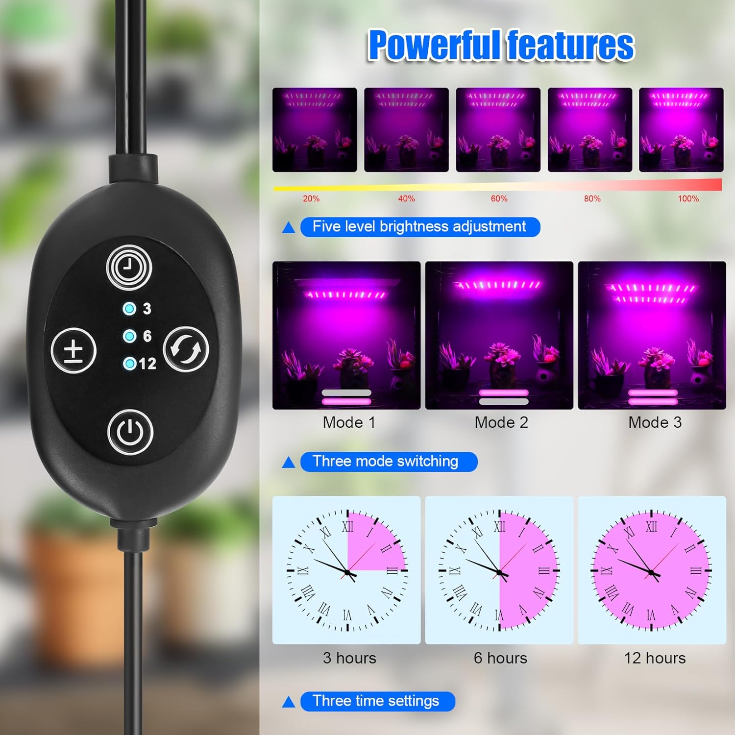 Thumbnail 1 de FenglinWisdom Grow Light for Indoor Plants