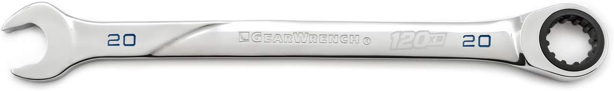 Detalle de GEARWRENCH 86420 20 mm – klucz płasko-oczkowy XL z grzechotką 120XP
