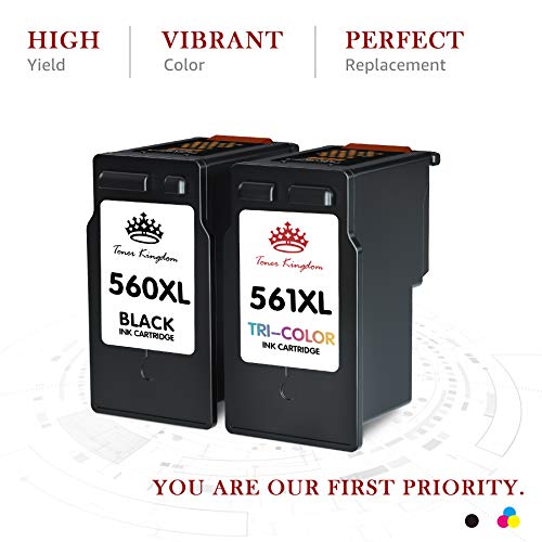 Thumbnail 3 de Toner Kingdom 560/561 XL: Cartuchos compatibles para Canon (Pack 2: Negro y Tricolor XL)
