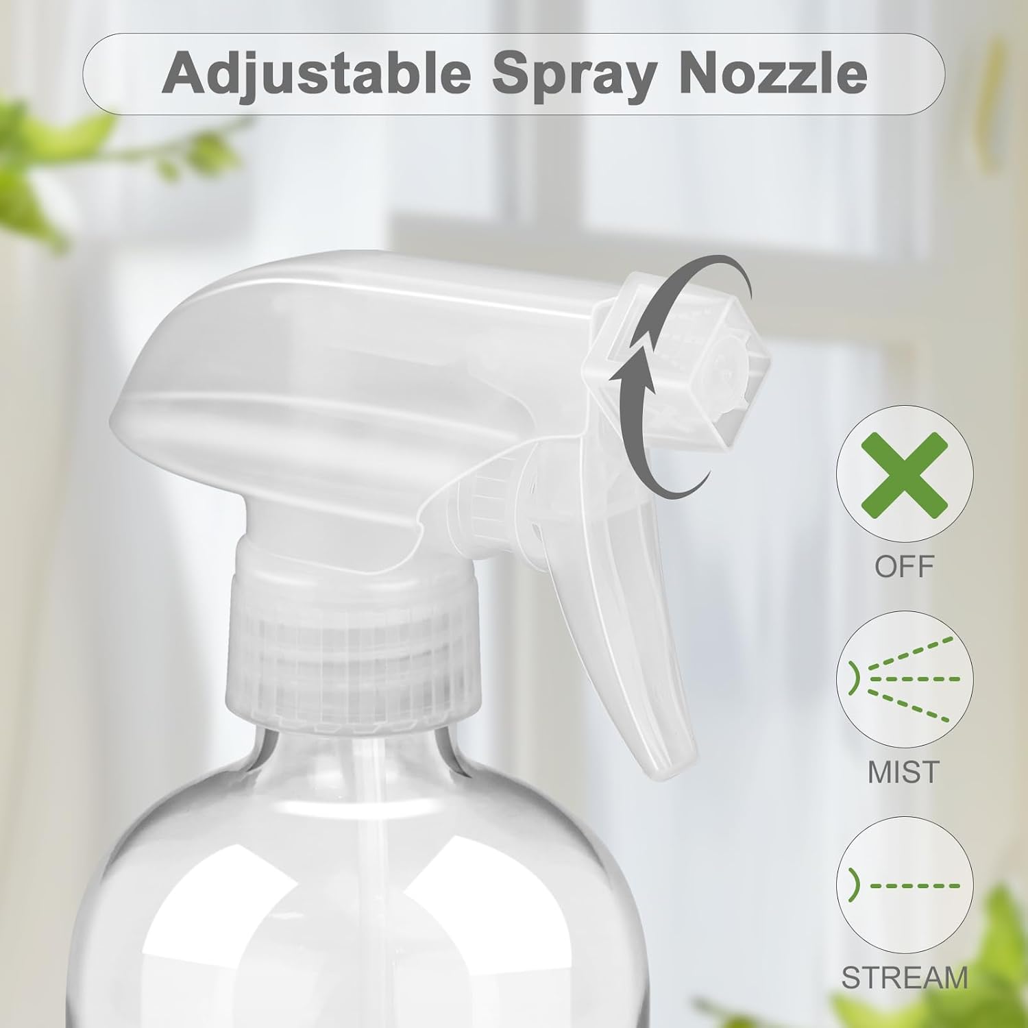 Detalle 2 de Worldgsb Glass Spray Bottles 16 oz with Silicone Sleeve