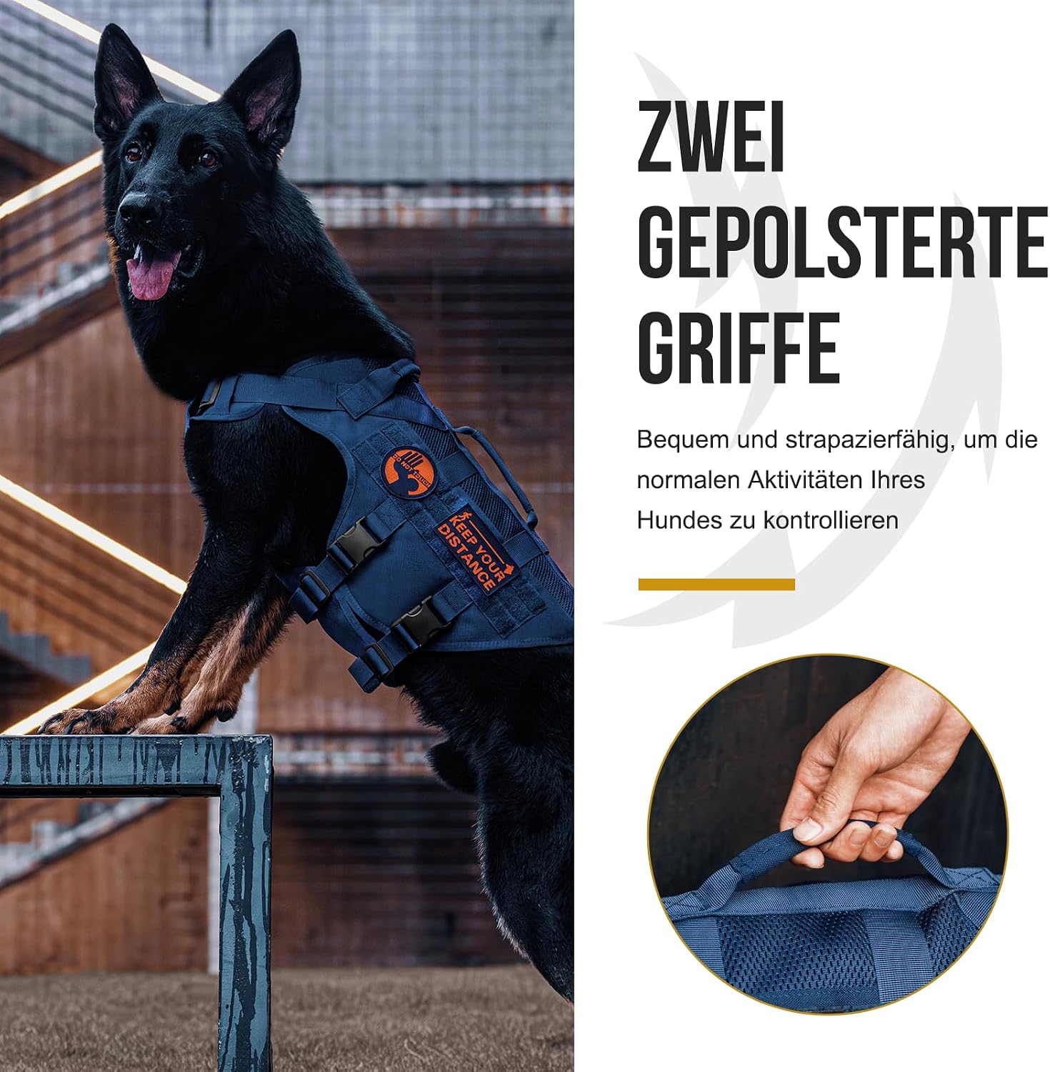 Detalle de Hundegeschirr OneTigris AIRE Mesh L