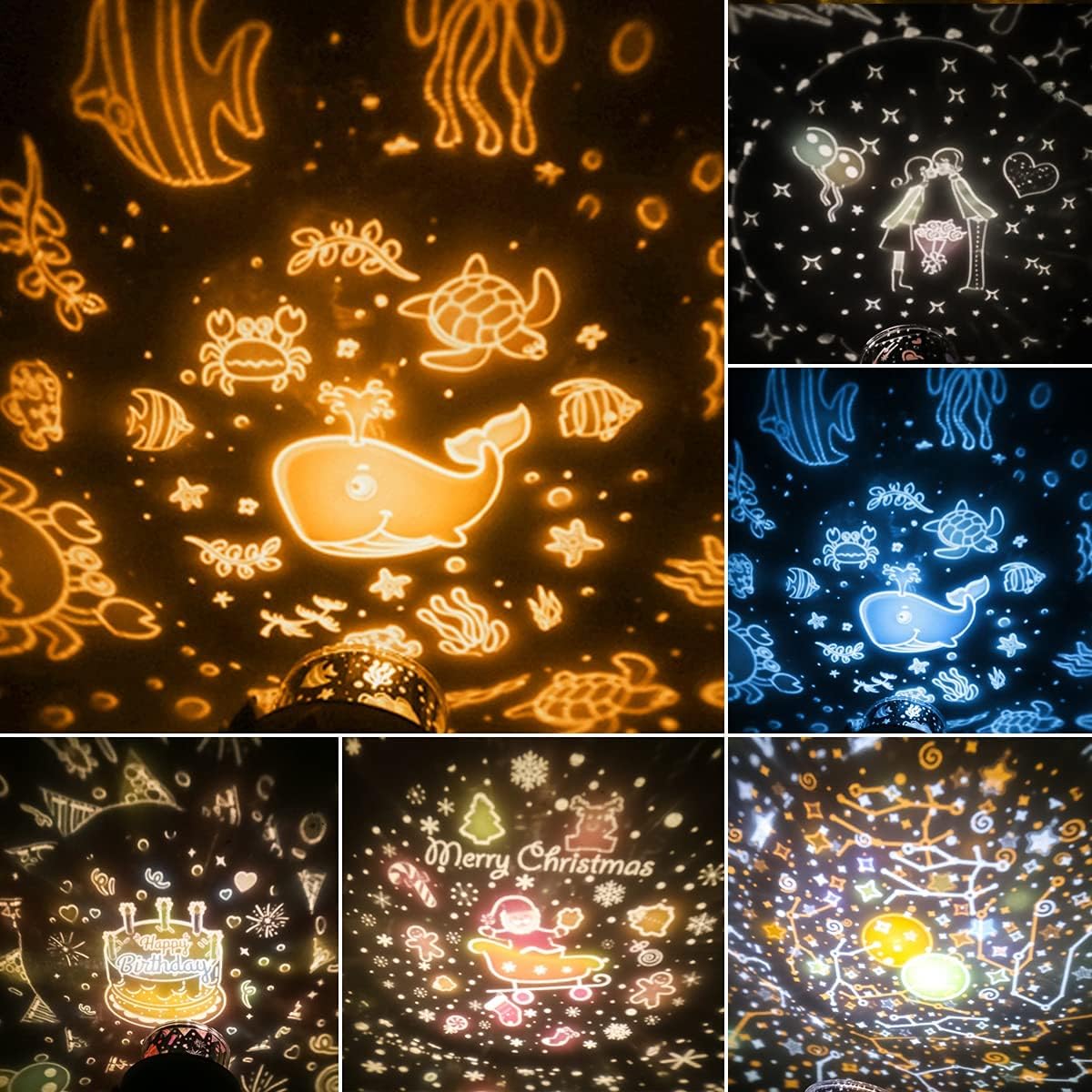 Detalle 2 de URAQT Luci Notte 360° per Bambini