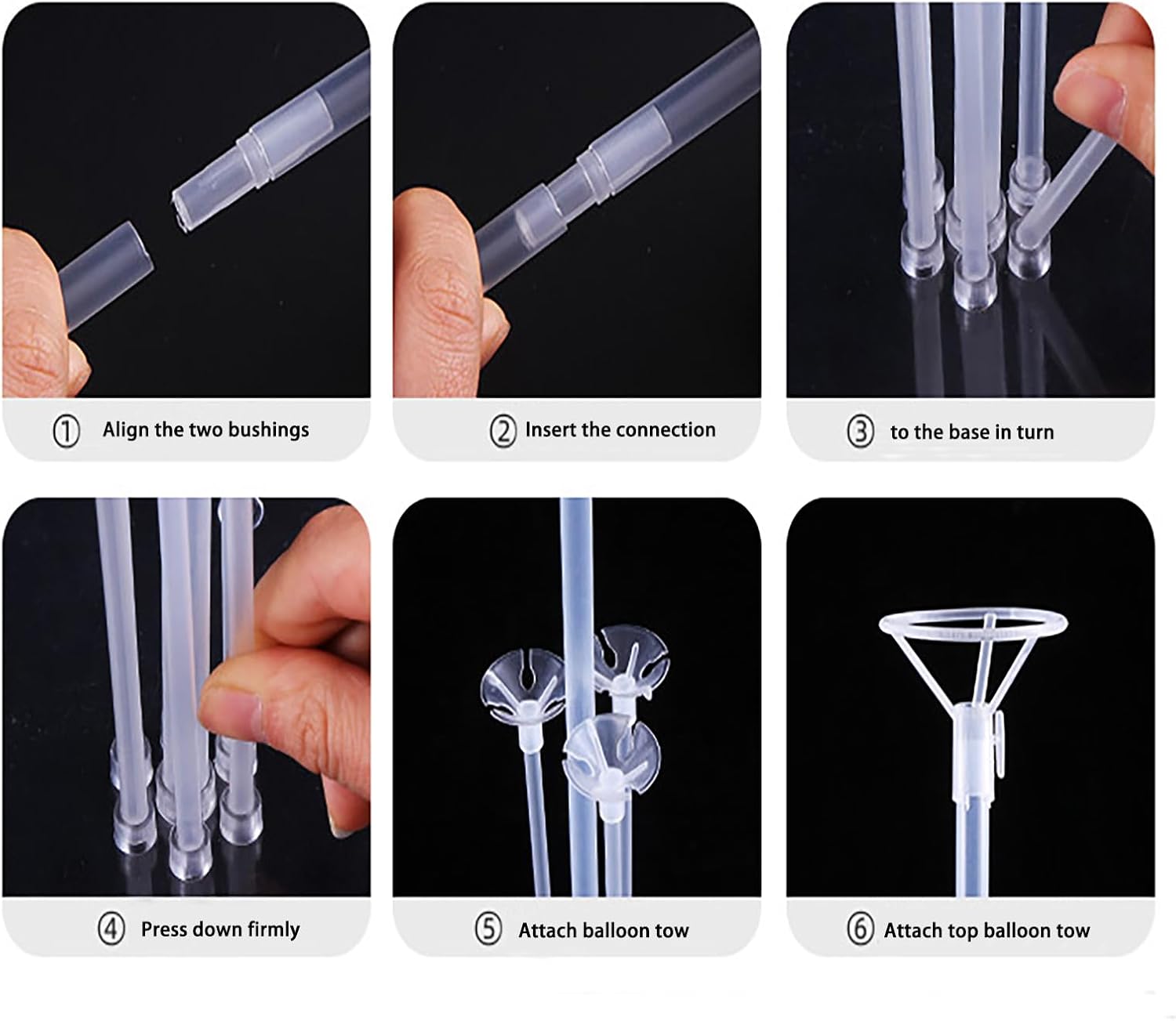 Thumbnail 3 de Balloon Stand Kit 4‑set for Table Decorations 🎈