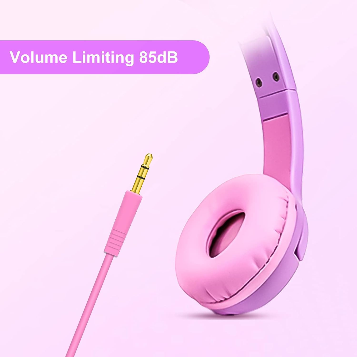 Detalle de Olyre Kids Headphones 85 dB volume-limited