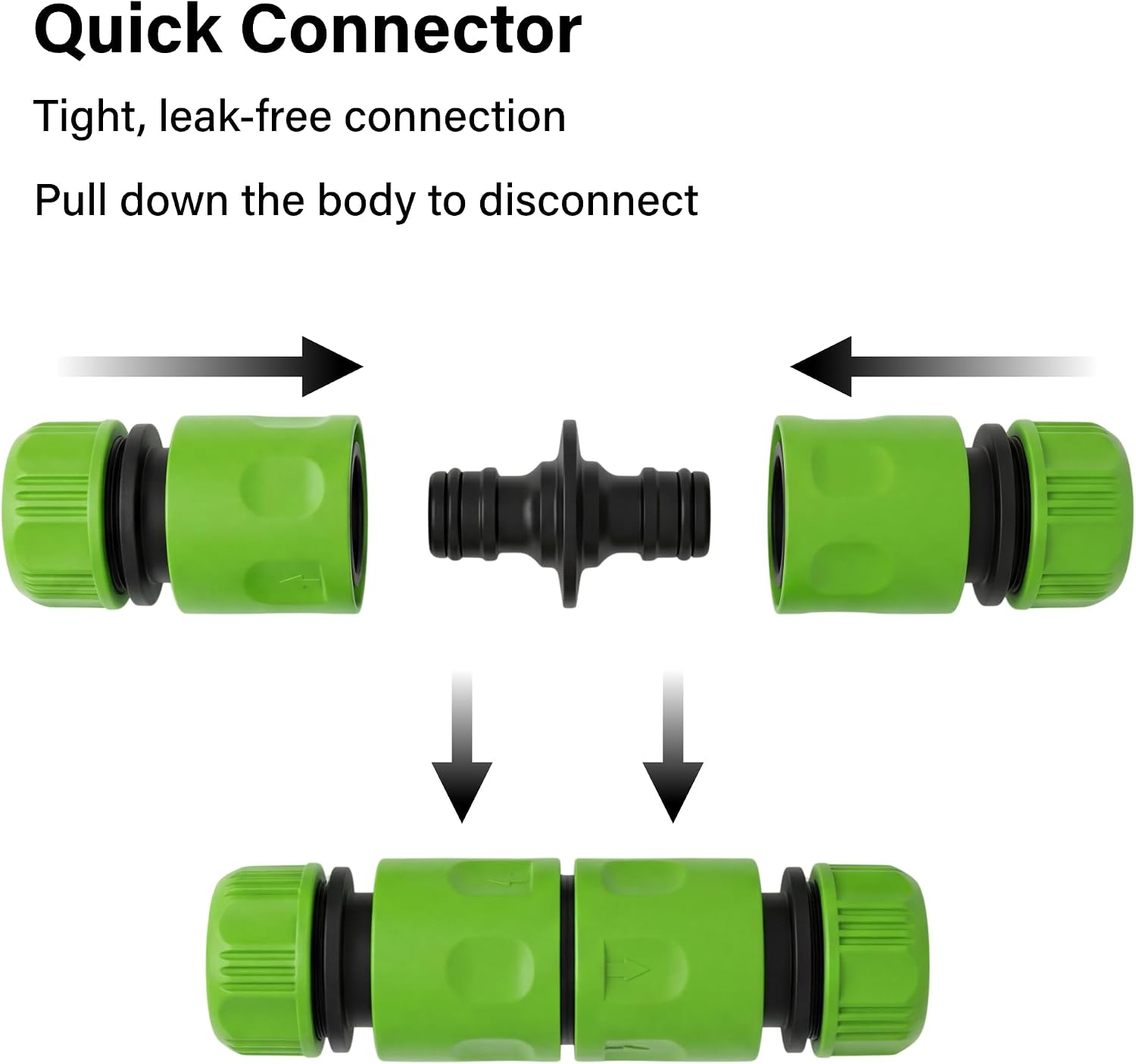 Thumbnail 2 de Garden Hose Connector Set 24 Pack with 1 Nozzle, 5 Hose End Connectors, Waterstop and Tap Adaptors