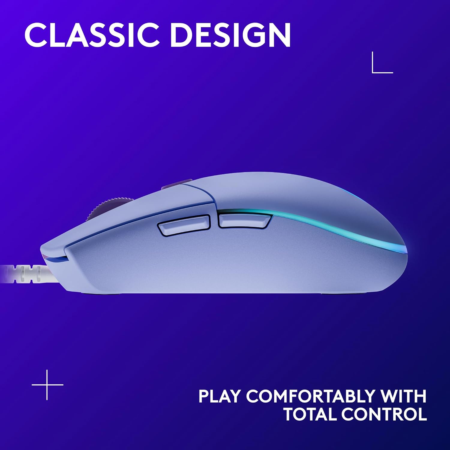 Thumbnail 6 de Logitech G203 Prodigy Wired Gaming Mouse (Lilac) with 8,000 DPI and RGB